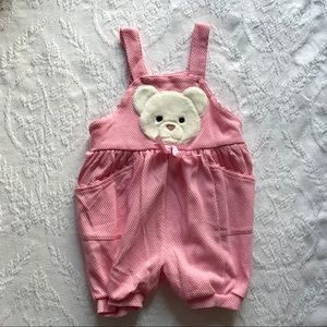 Pink bear jumpsuit